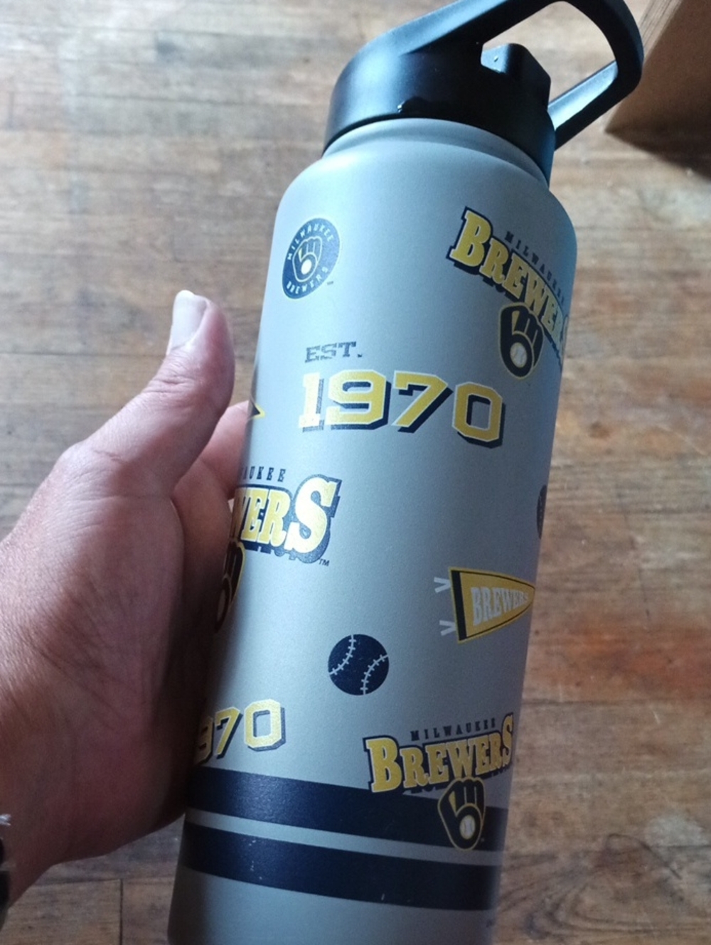 Logo Brands Milwaukee Brewers 34 Oz Tumbler
